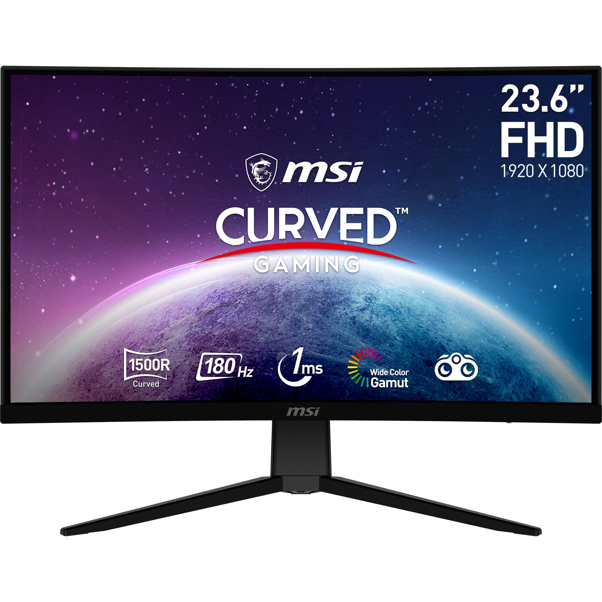 ★MSI(エムエスアイ) G2422C ゲーミングモニター 180HZ MSI G2422C Monitor curvo para jogos FHD de 23,6 polegadas